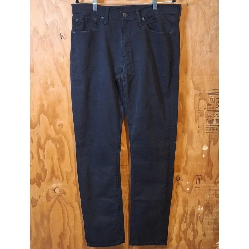 Levi's 541 Jeans Men's 34/36 Black Denim Mid-Rise Normcore Dadcore Basic Classic